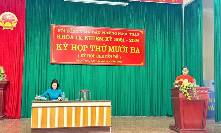 HĐND PHƯỜNG NGỌC TRẠO TỔ CHỨC KỲ HỌP CHUYÊN ĐỀ ĐỂ THẢO LUẬN, BIỂU QUYẾT THÔNG QUA CHỦ TRƯƠNG THÀNH LẬP PHƯỜNG BỈM SƠN 2
