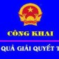 KQ giải quyết TTHC 11.11-15.11.2024